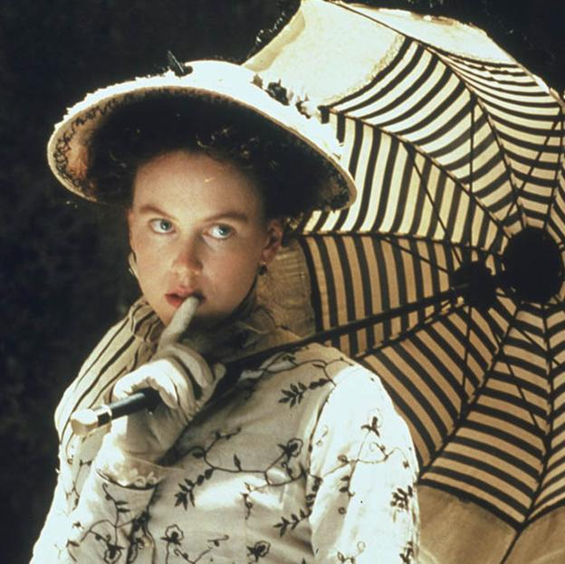 Nicole Kidman como Isabel Archer en Retrato de una dama.