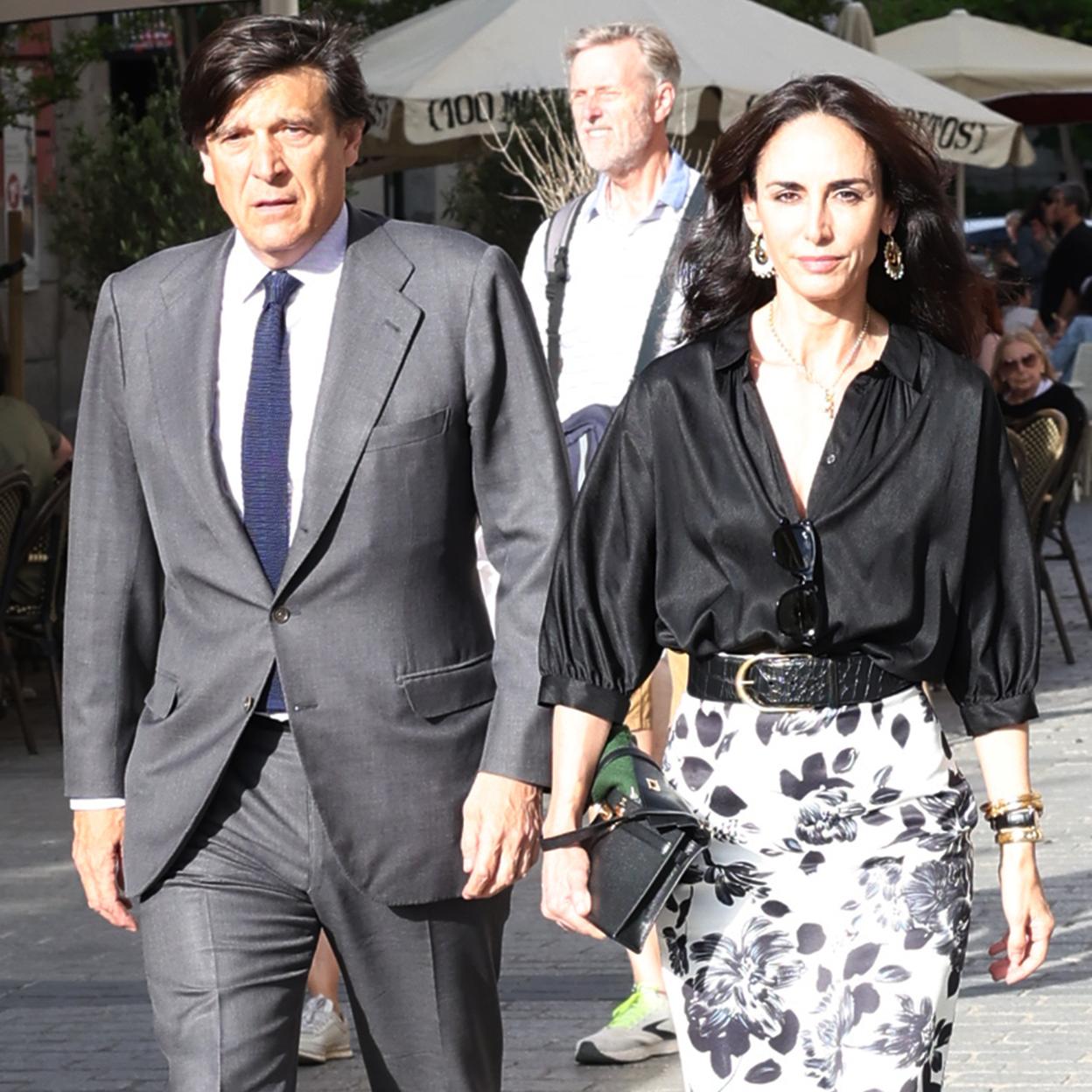 Amparo Corsini junto a su marido, Manuel Falcó. /gtres