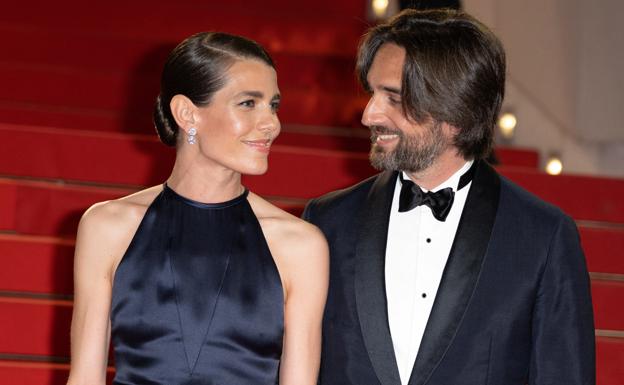 Carlota Casiraghi y su exmarido Dimitri Rassam en el Festival de Cannes de 2022. 