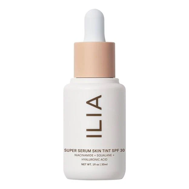 Super Serum Skin Tint SPF 30 de Ilia. Precio: 50,99 euros