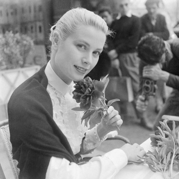 Grace Kelly, en el Festival de Cannes de 1955. 