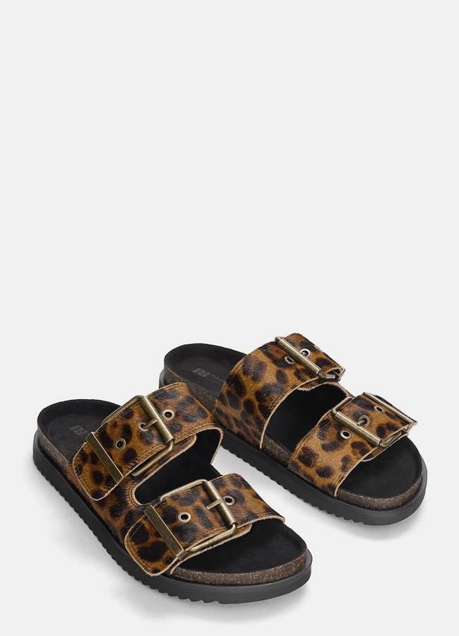 Sandalias de leopardo