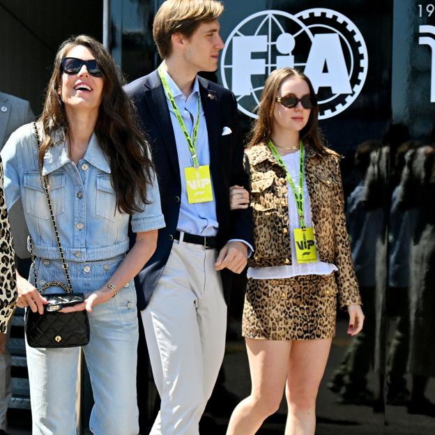 Carlota Casiraghi y Alexandra de Hannover.