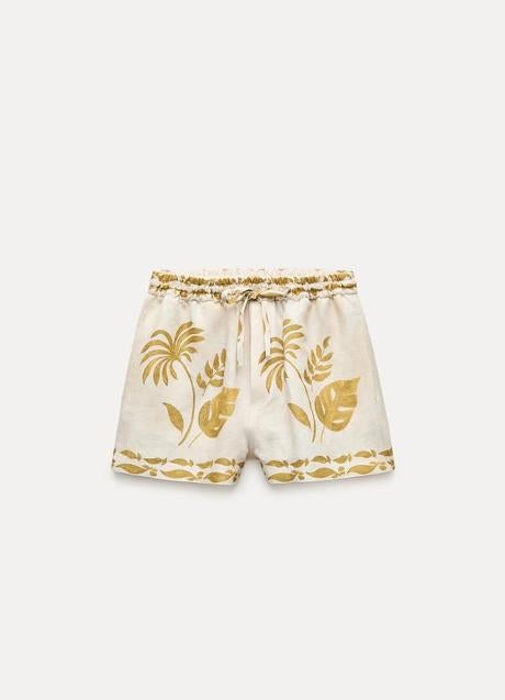 Shorts estampados de Zara (39,99 euros)