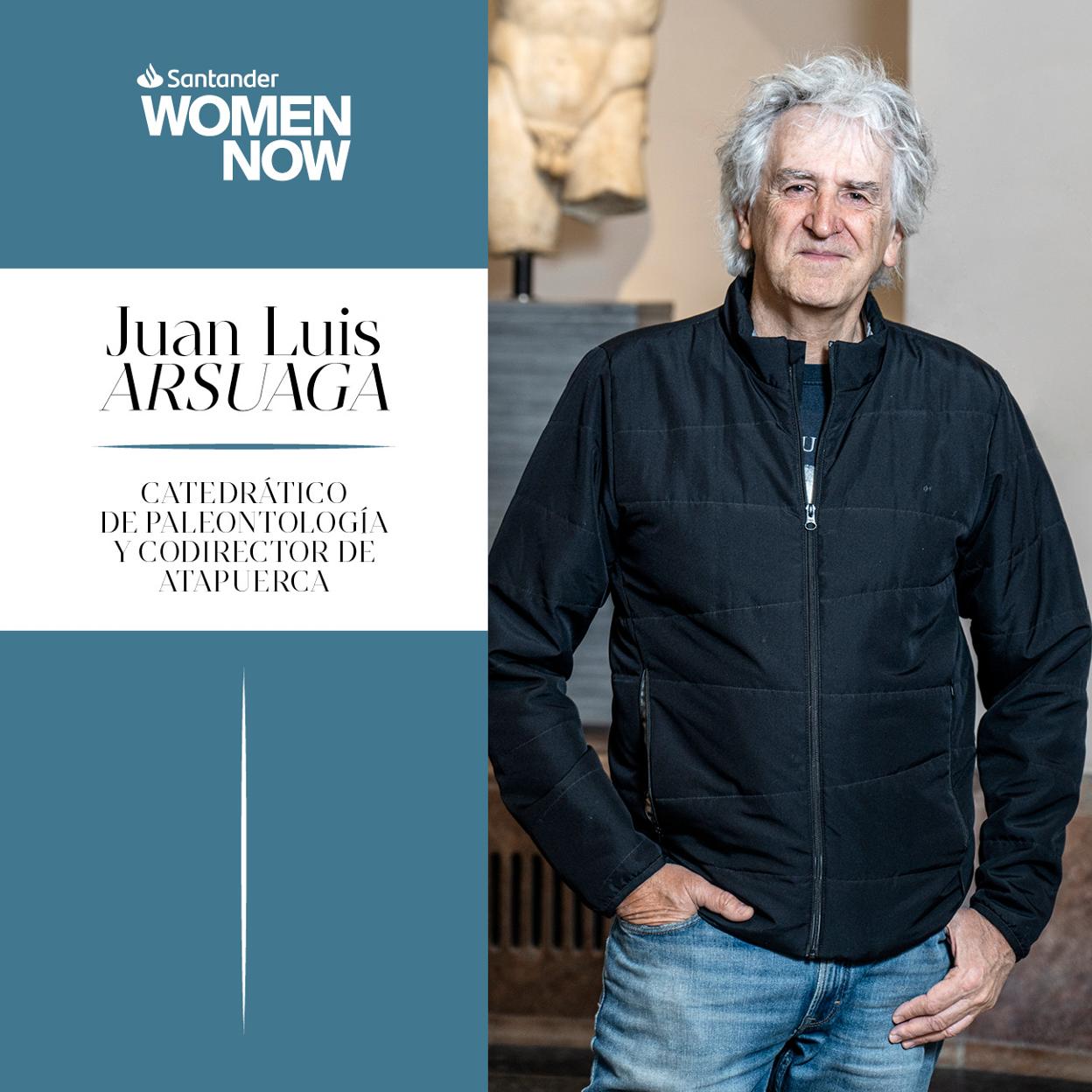 El paleontólogo Juan Luis Arsuaga participará en Santander WomenNOW./DR