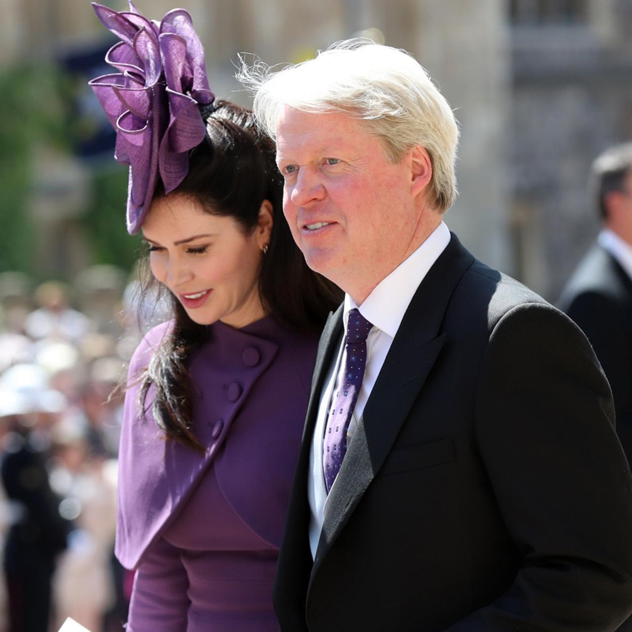 Charles Spencer y su exmujer, Karen Gordon en la boda del príncipe Harry. /gtres