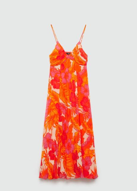 Vestido estampado de Mango (79,99 euros)