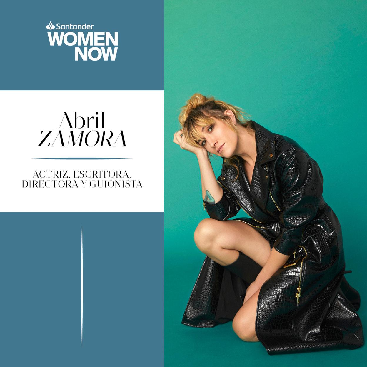 La actriz Abril Zamora participará en Santander WomenNOW./CEDIDA