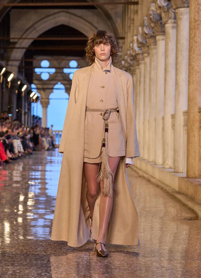 Desfile de la colección resort de Max Mara en el Palazzo Ducale de Venecia. Foto: Cortesía.