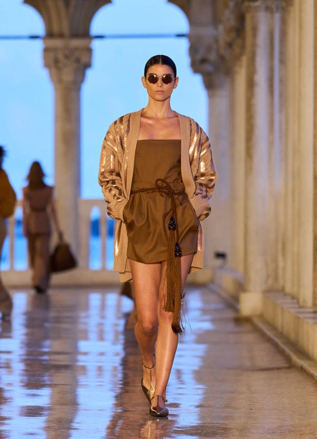 Desfile de la colección resort de Max Mara en el Palazzo Ducale de Venecia. Foto: Cortesía.