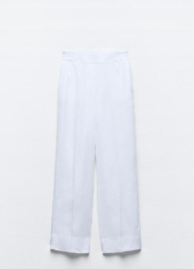 Pantalones de lino de Zara (ZARA)