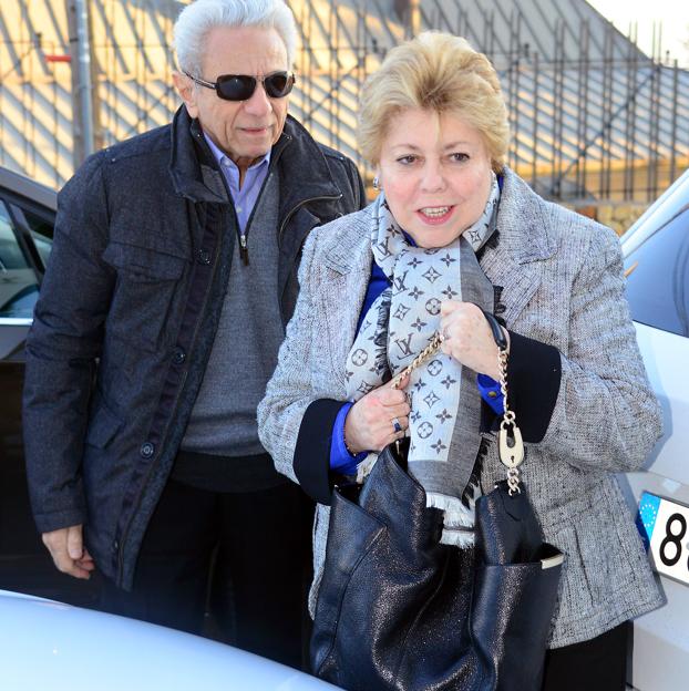 Los padres de Shakira, en una imagen de enero de este año. 