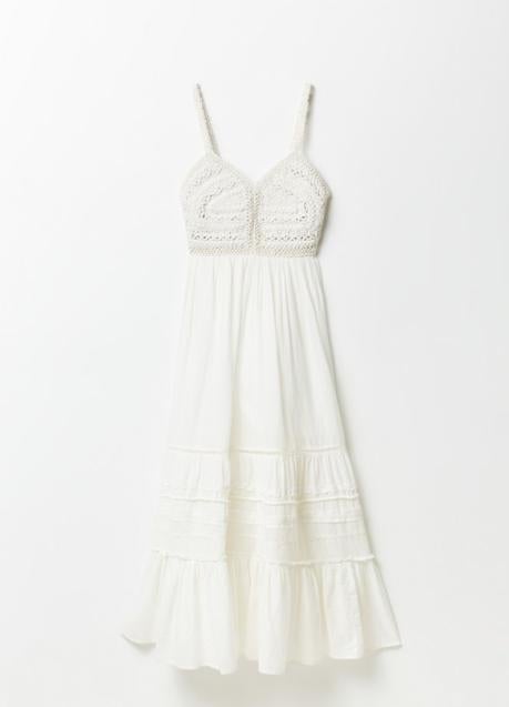 Vestido blanco de Sfera (49,95 euros)