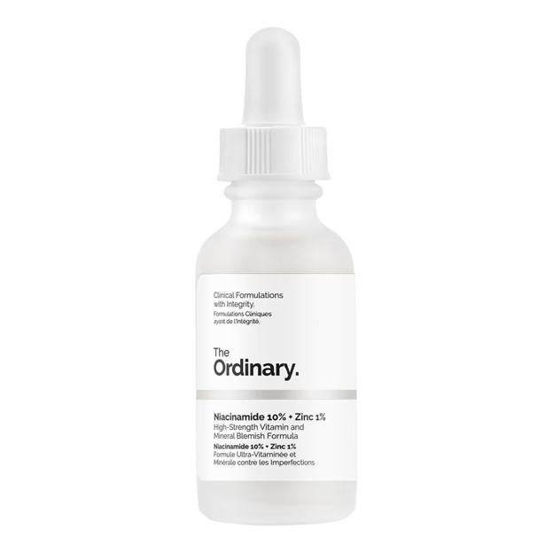 The Ordinary Niacinamide 10% + Zinc 1%.