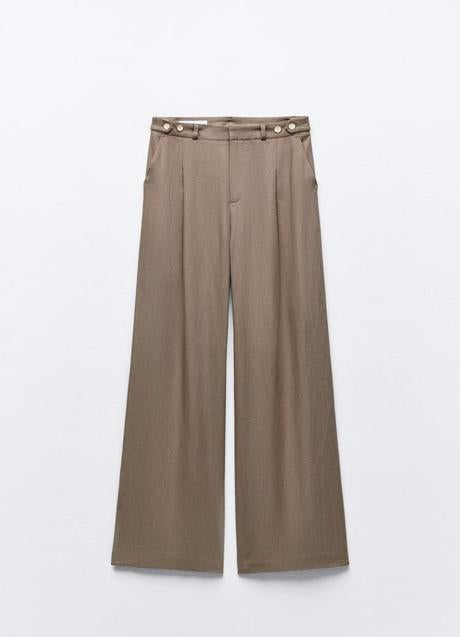 Pantalones de lino de Zara (29,99 euros)