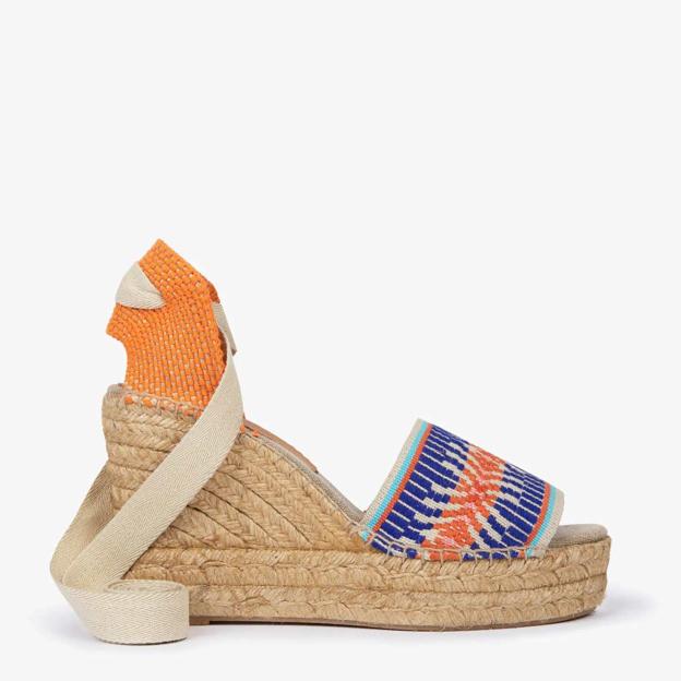 High Costa Savannah Weave Espadrille (£149)