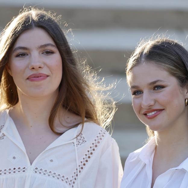 Leonor y Sofía.