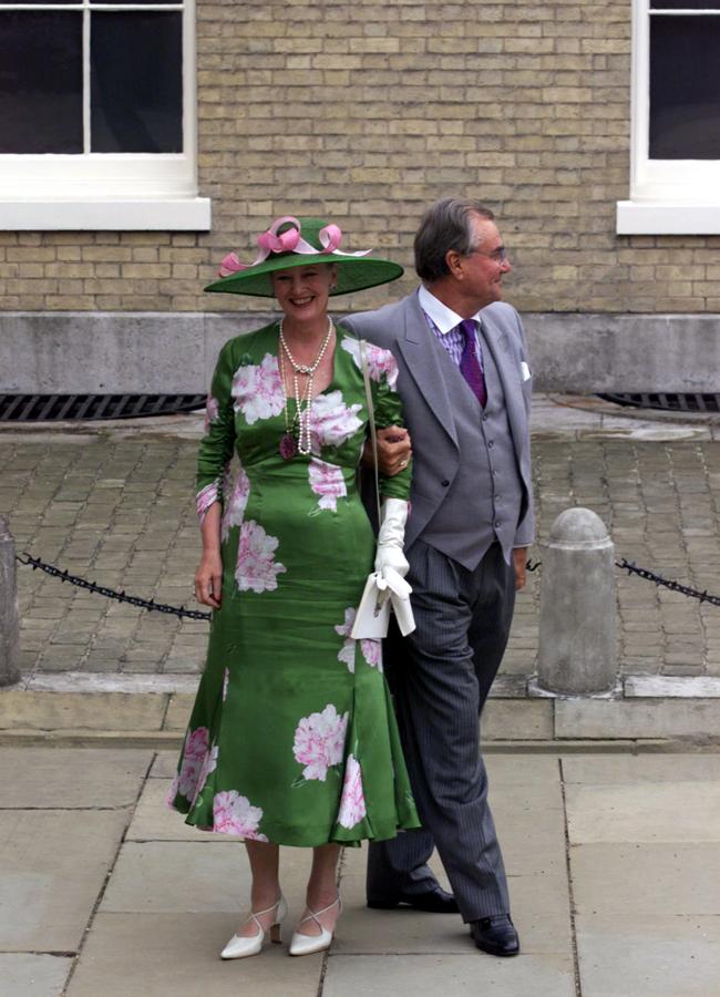 La reina Margarita en la boda de Alexia de Grecia y Carlos Morales (GTRES)