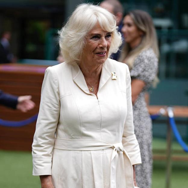 La reina Camilla en Wimbledon.