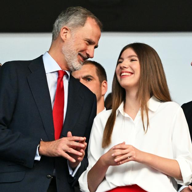 Lo que no se vio de la infanta Sofía en la Eurocopa: primera entrevista en televisión, risas en el palco y celebración en el campo