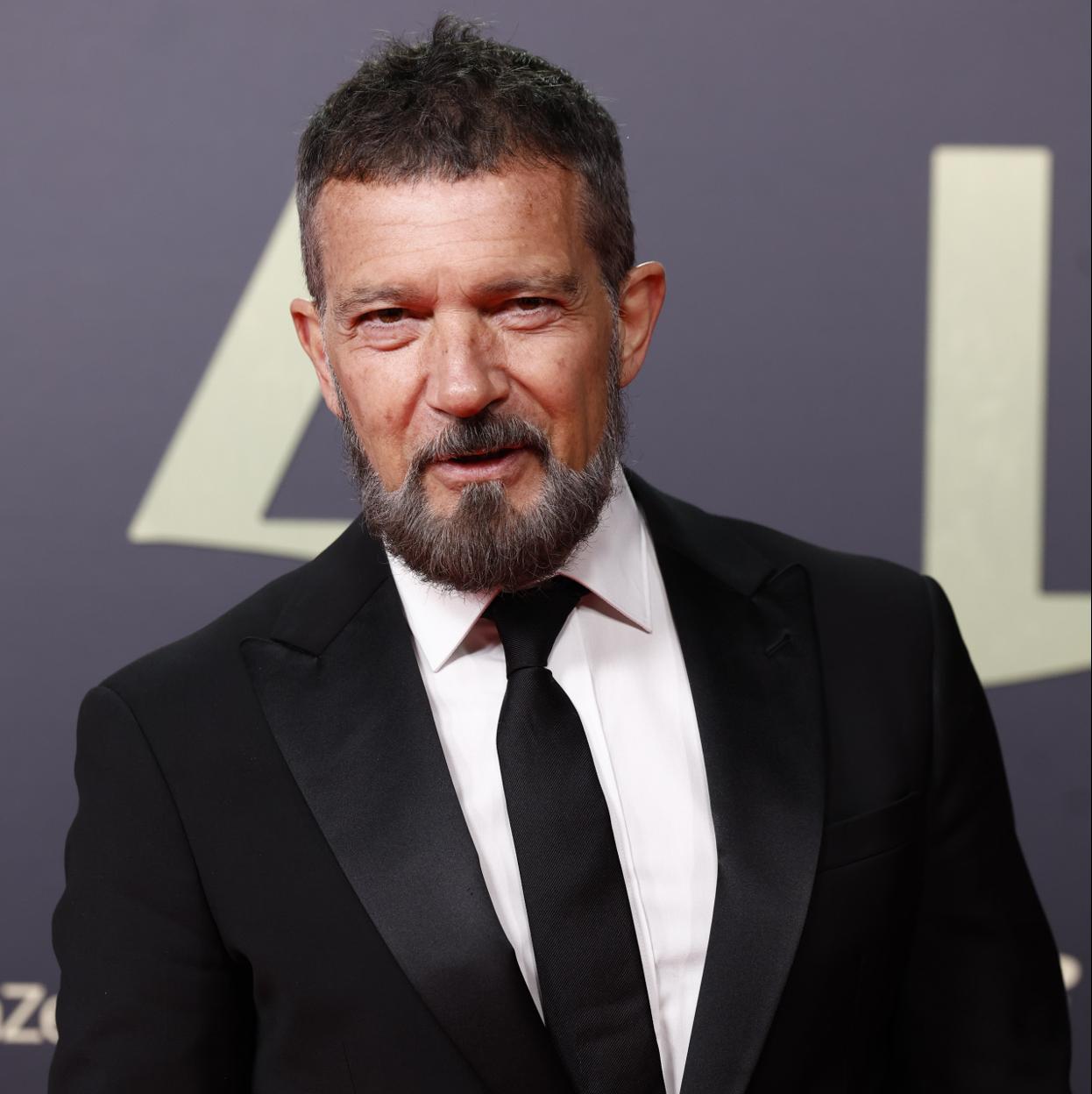 Antonio Banderas en la alfombra roja de los Premios Talia 2024. /GTRES