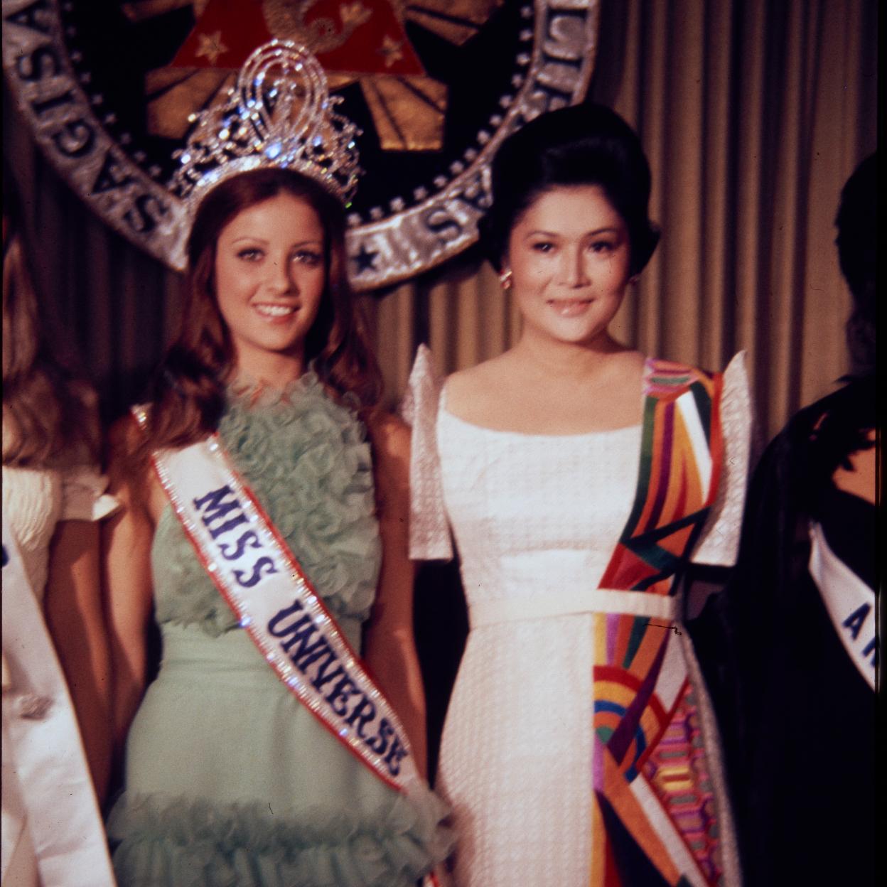 Amparo Muñoz, el día que fue elegida Miss Universo 1974. /ARCHIVO ABC