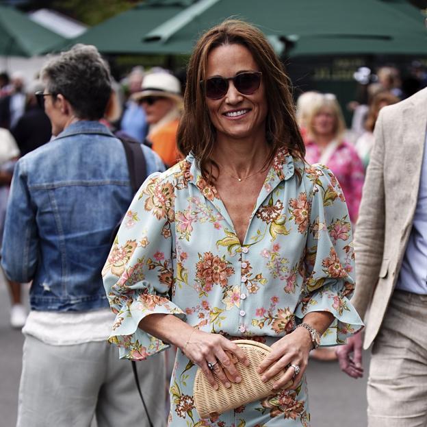 Pippa Middleton durante el Torneo de Wimbledon en 2024. 