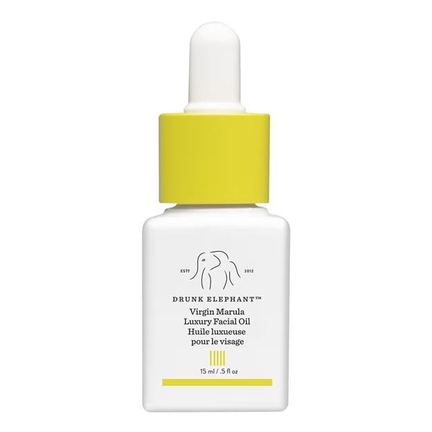 Aceite facial Virgin Marula Luxury de Drunk Elephant.