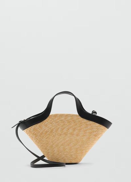 Bolso de rafia de Mango (39,99 euros)