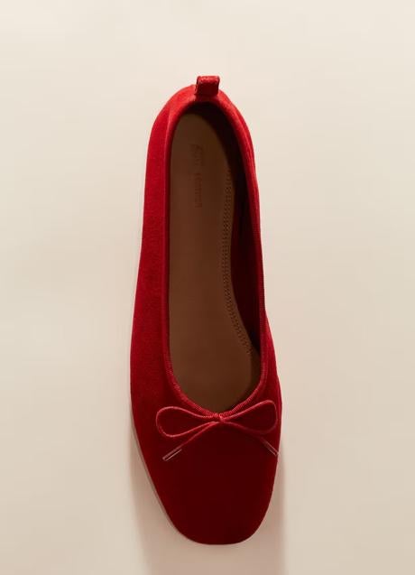 Bailarinas rojas de H&M (59,99 euros)