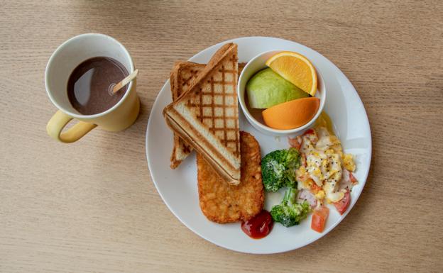 Un desayuno variado y equilibrado. 