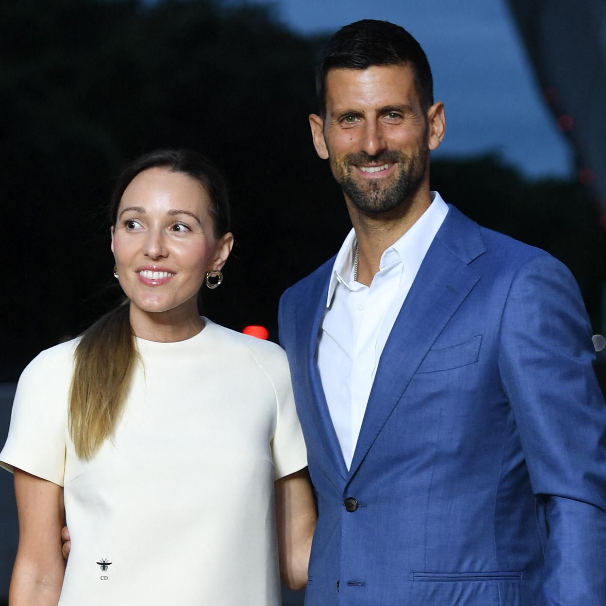 Jelena Ristic y Novak Djokovic. /GTRES