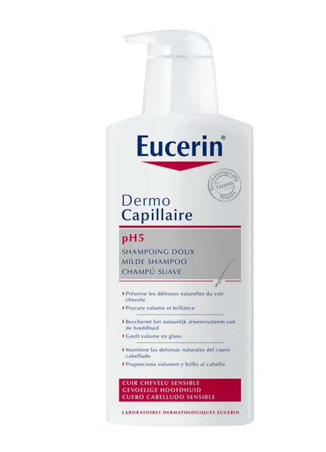 Eucerin DermoCapillaire pH5 Mild Shampoo.