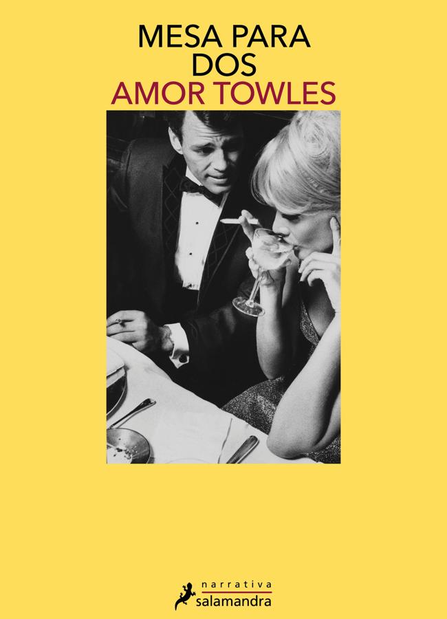 Portada de Mesa para dos, el nuevo libro de relatos de Amor Towles. / Salamandra