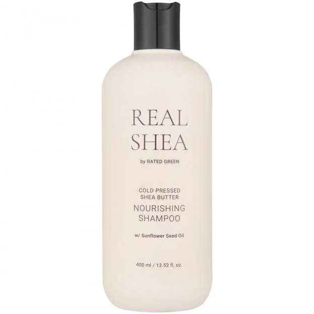 Champú para pelos secos de Real Shea.