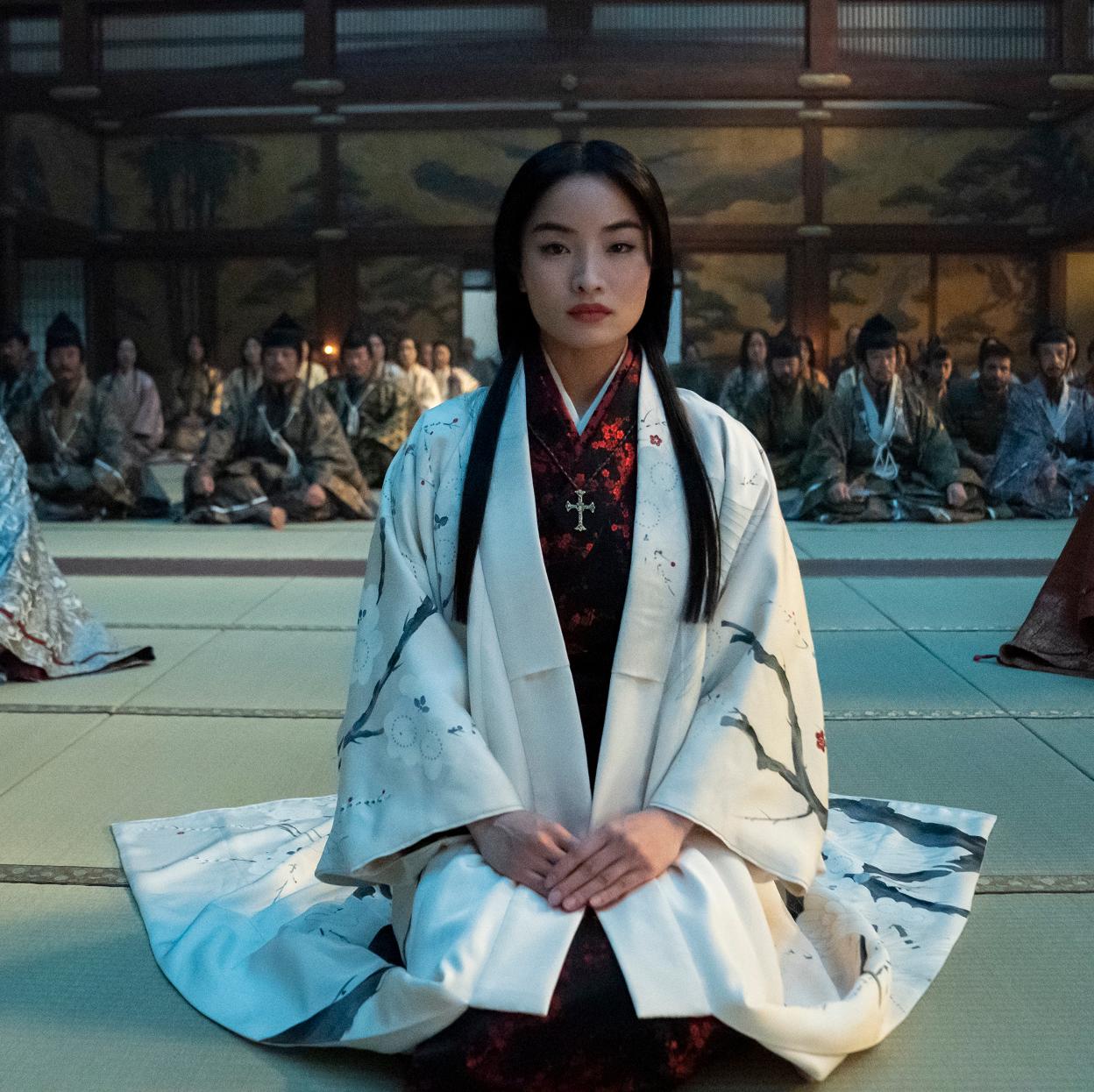 Anna Sawai como Mariko en una imagen del drama con más nominaciones a los premios Emmy, Shogun./disney+