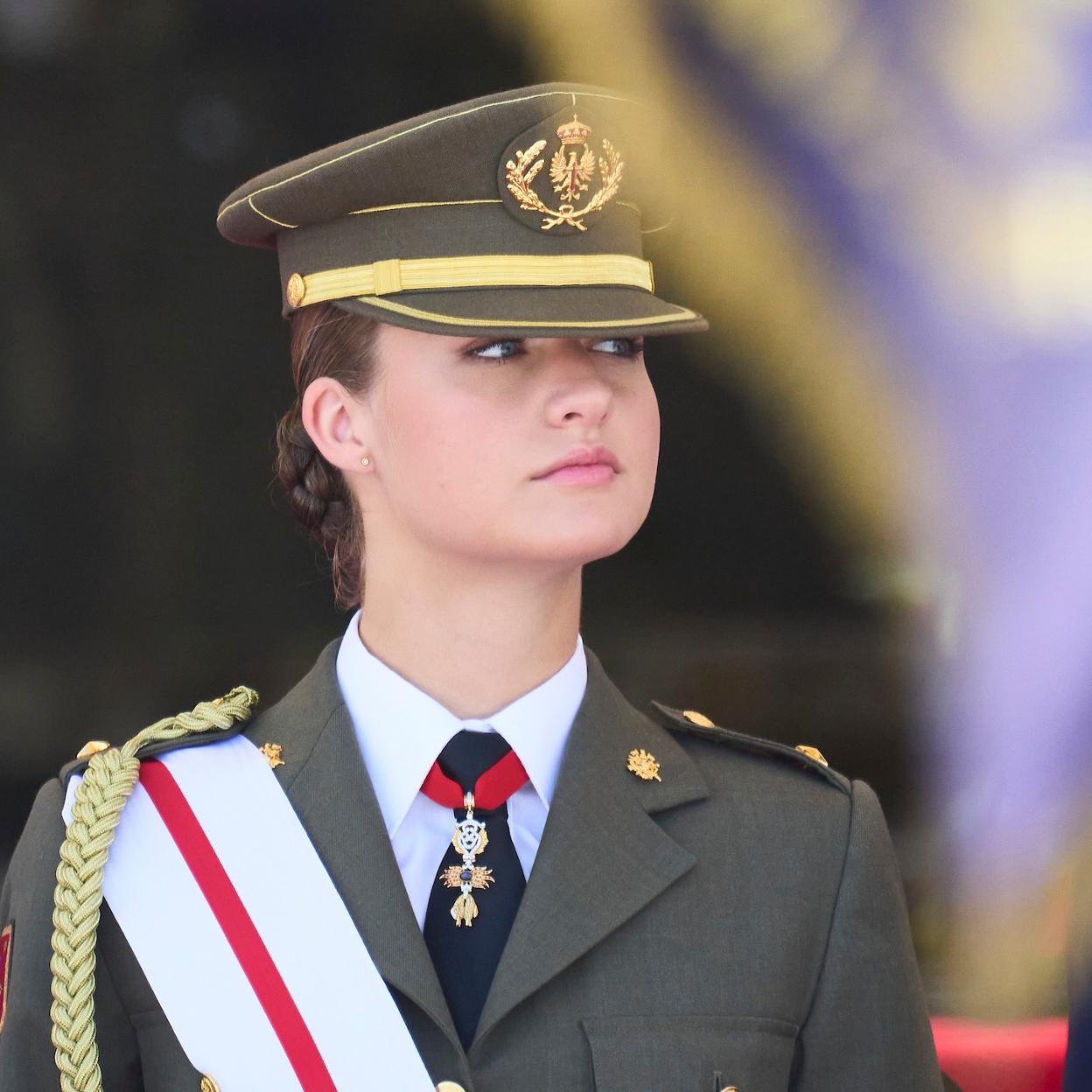 Leonor en la Escuela Naval de Marín. 