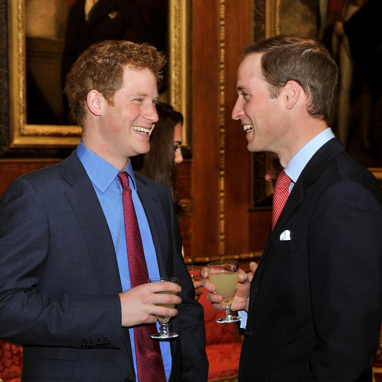 Harry y Guillermo, en otros tiempos. 