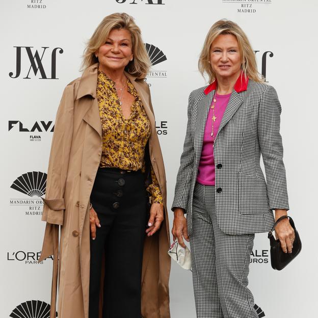 Cari y Miriam Lapique, dos hermanas muy unidas, en un evento. 