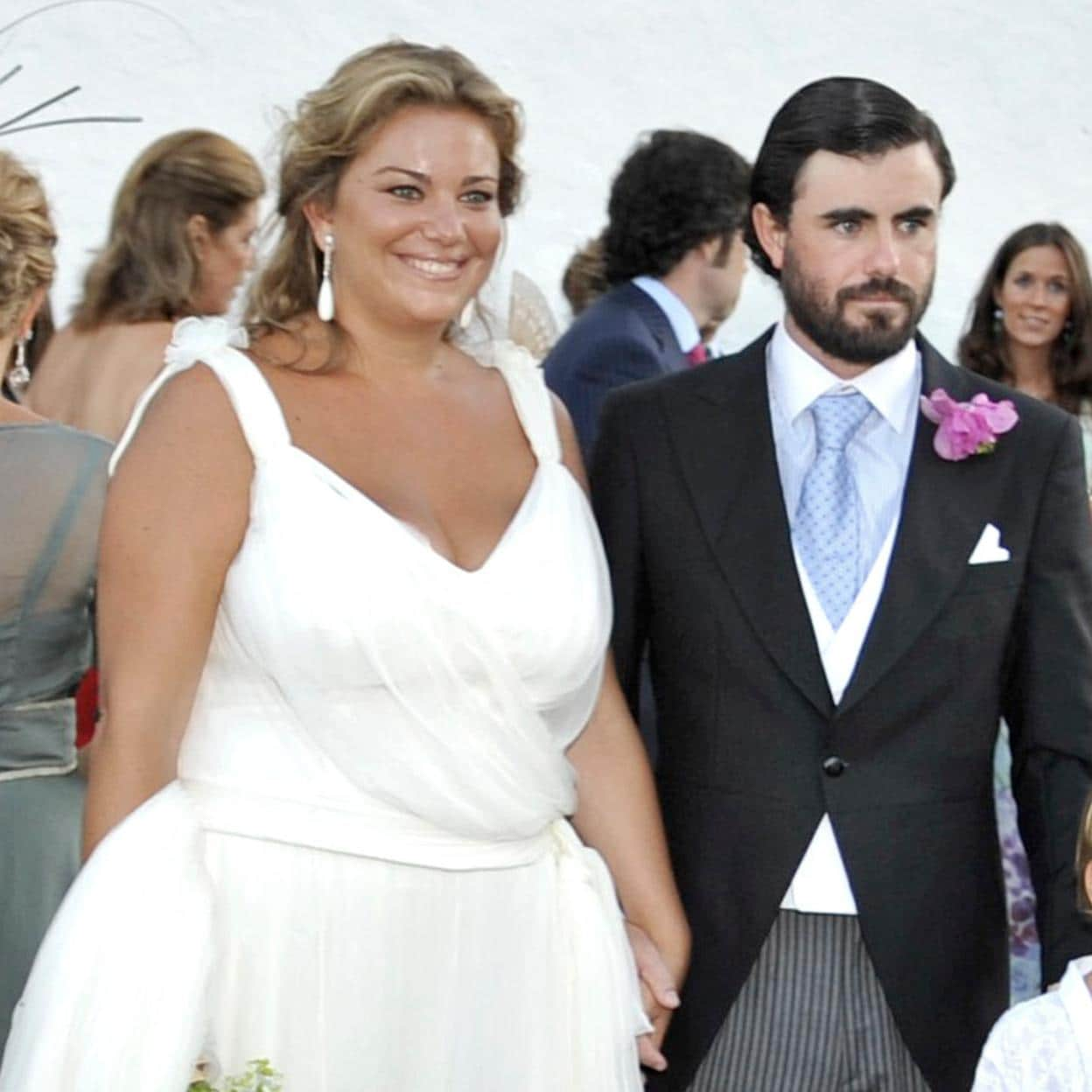 Antonio Matos y Caritina Goyanes, el día de su boda en 2008. /gtres