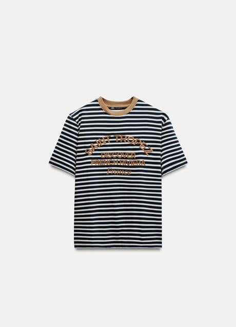 Camiseta de rayas Zara (19,99 euros)