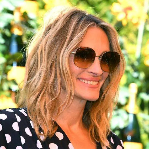 Julia Roberts con corte de pelo shaggy