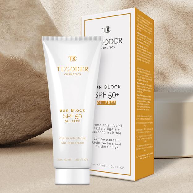 Sun Block SPF 50 Oil-Free de Tegoder.