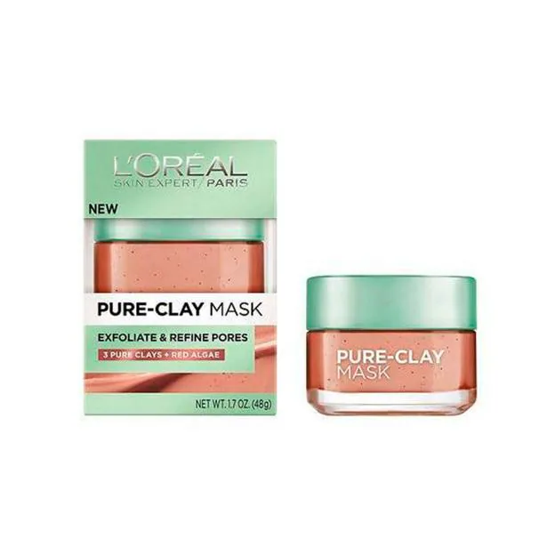 L'Oréal Paris Pure Clay Mask Exfoliante.