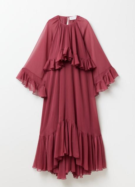 Vestido con volantes de Sfera (59,99 euros)