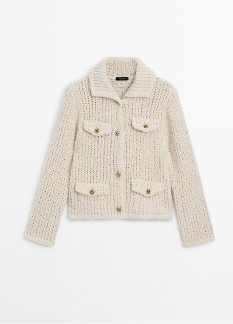 Chaqueta de punto de Massimo Dutti (129 euros)