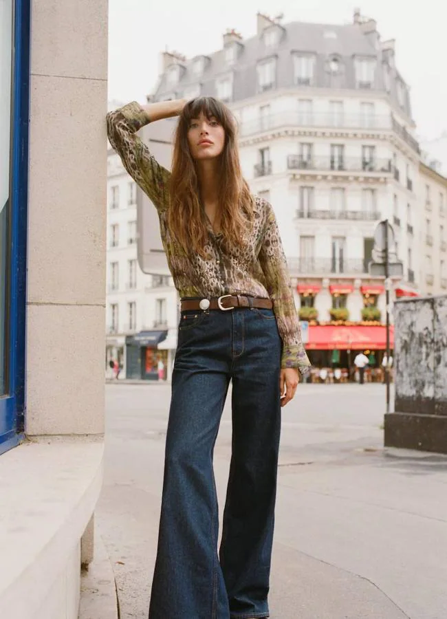 Blusa boho con estampado tie-dye