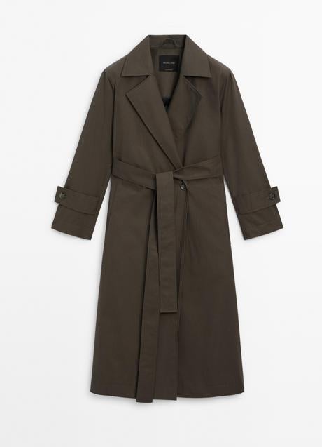 Trench largo de Massimo Dutti (179 euros)