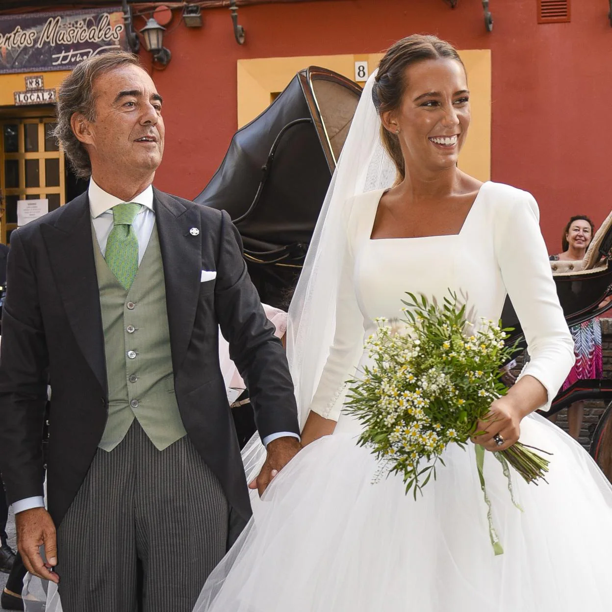 El empresario Juan Villar-Mir junto a su hija, Constanza Villar-Mir./gtres