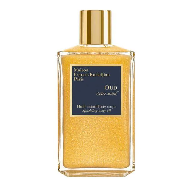 Oud Satin Mood Sparkling Body Oil de Maison Francis Kurkdjian. Precio: 185 euros